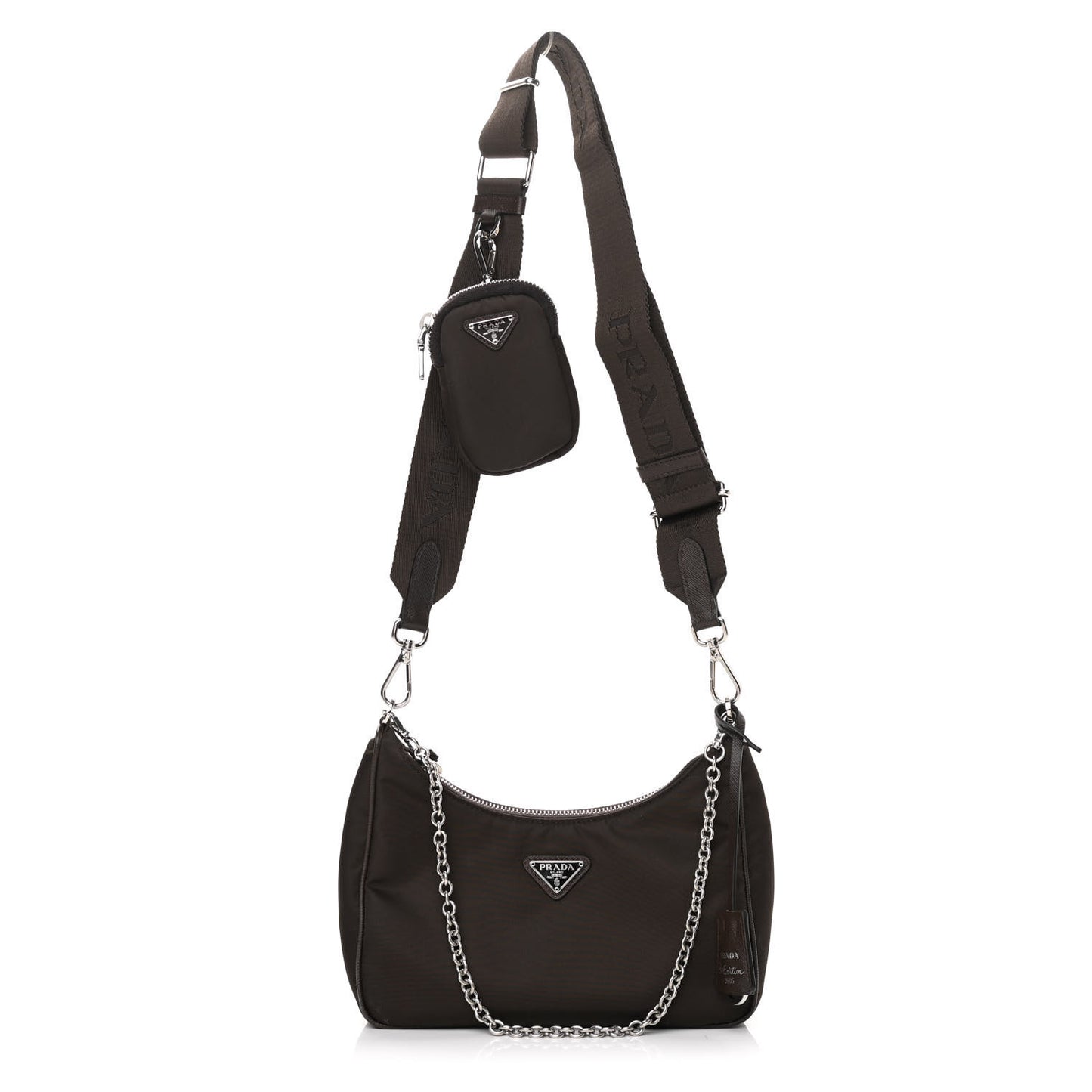 Tessuto Nylon Re-Edition 2005 Shoulder Bag Caffe