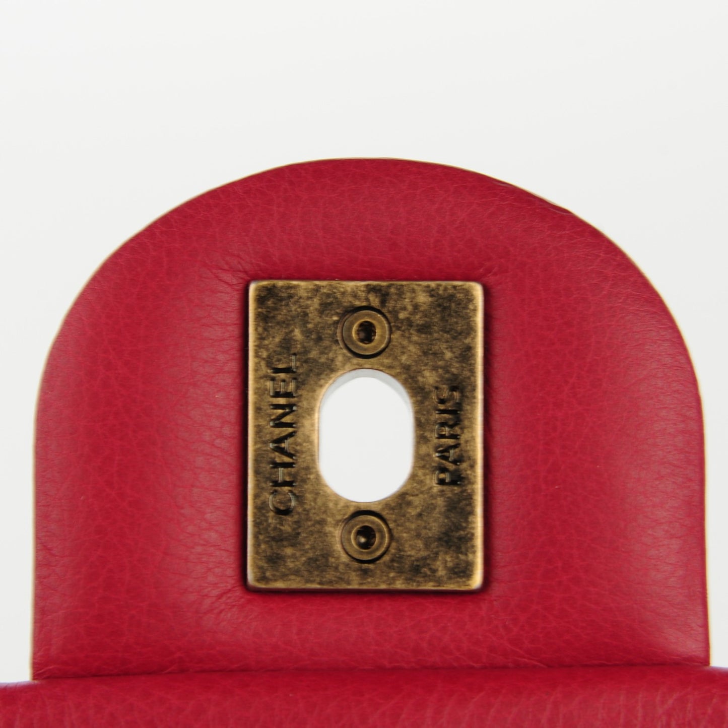 Calfskin Quilted Mini Urban Day Flap Red