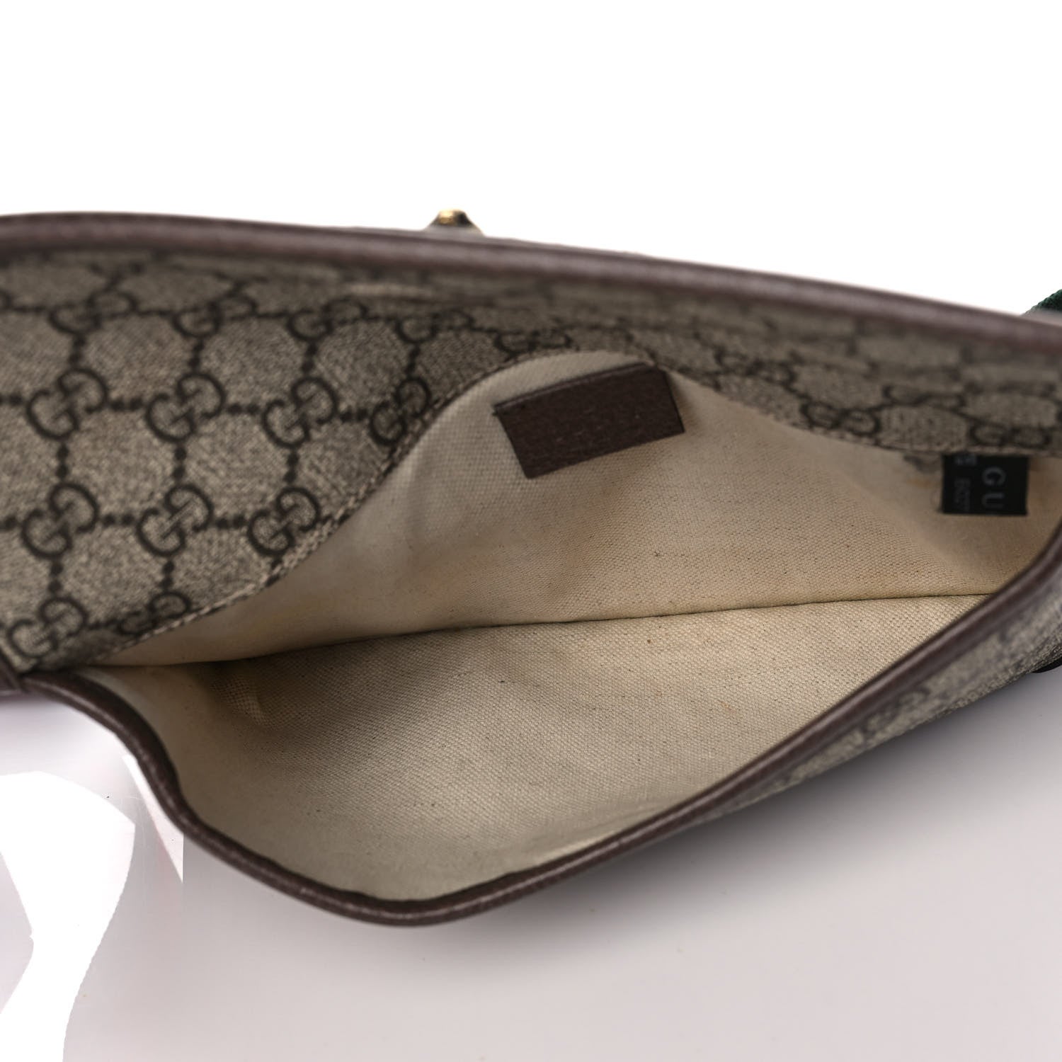 Gucci GG Supreme Monogram Neo Vintage Web Belt Bag Brown 7 of 13