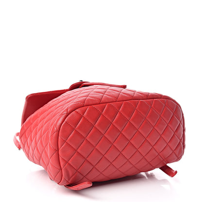 Chanel Lambskin Quilted Large Urban Spirit Backpack Red 4 of 10