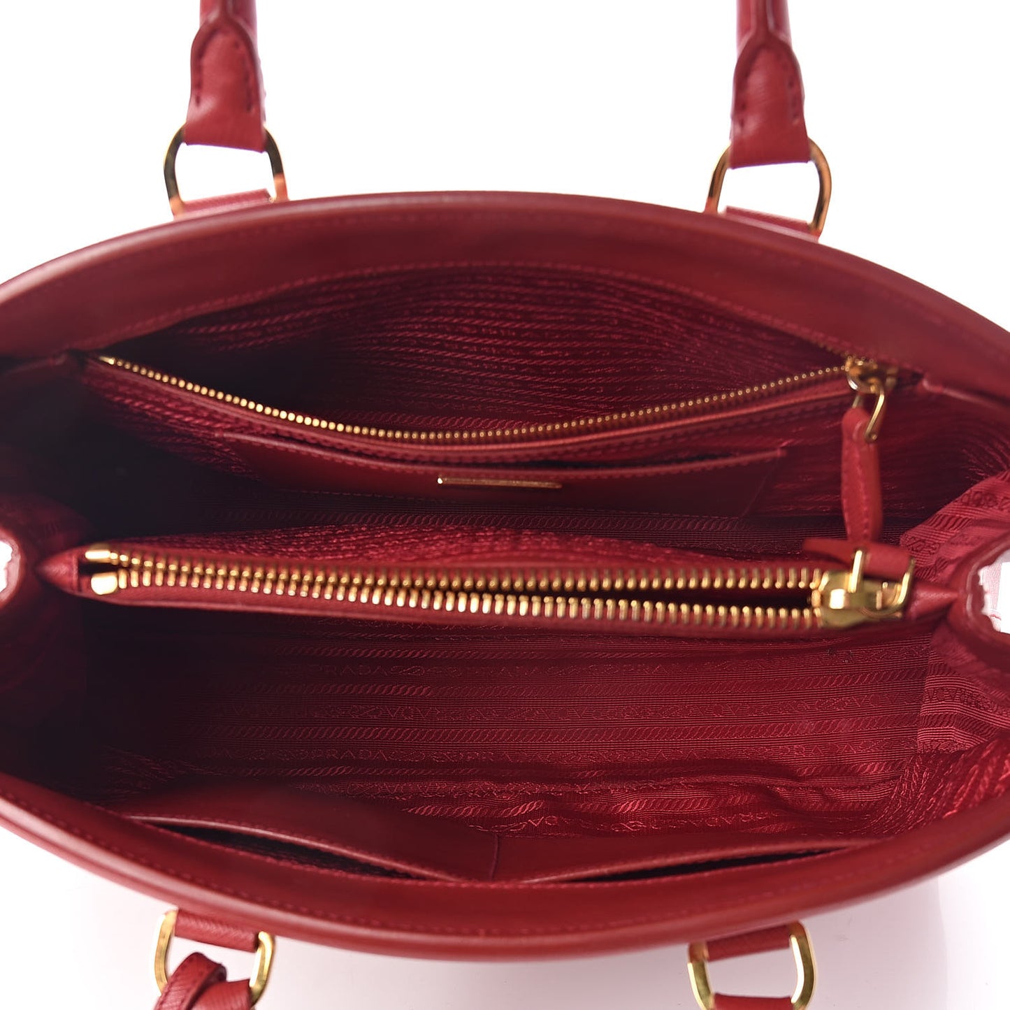 Saffiano Lux Parabole Tote Fuoco