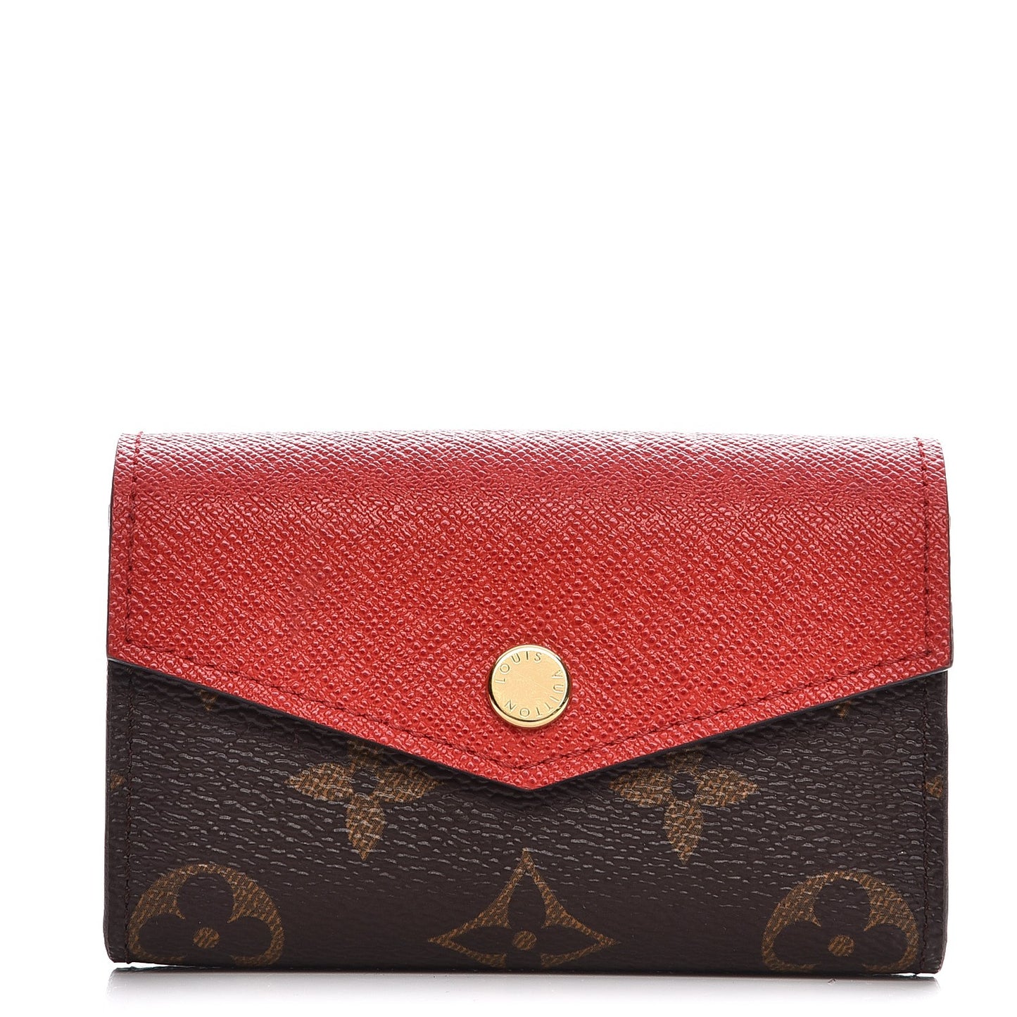 Monogram Sarah Multicartes Coquelicot