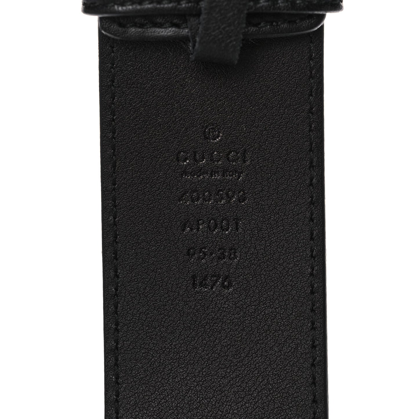 Calfskin Double G 40mm Belt 95 38 Black