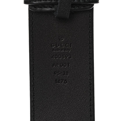 Gucci Calfskin Double G 40mm Belt 95 38 Black 3 of 6