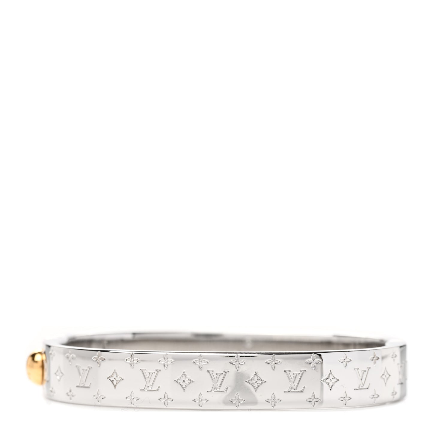 Palladium Monogram Nanogram Cuff S