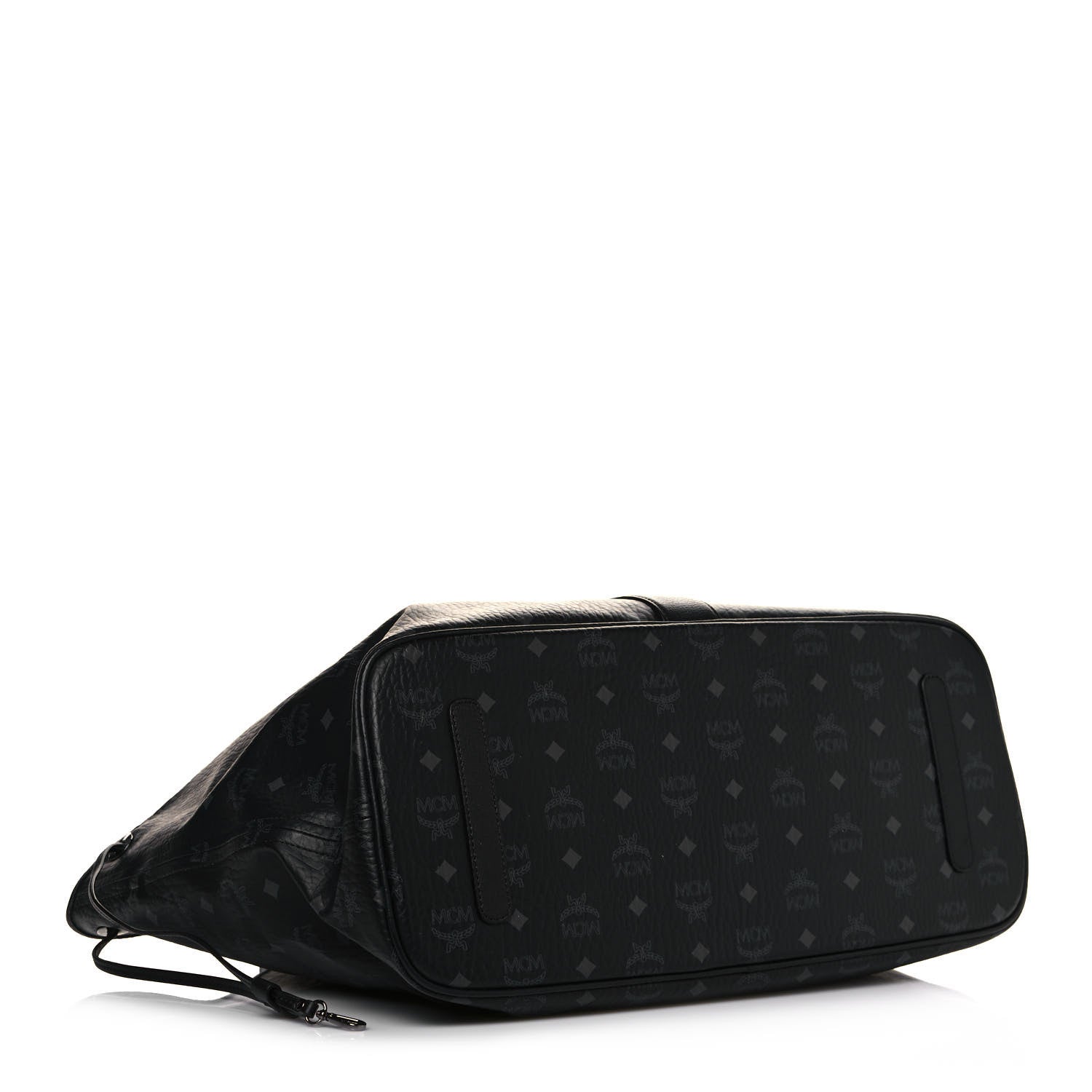MCM Visetos Large Liz Reversible Shopper Tote Black 5 of 19