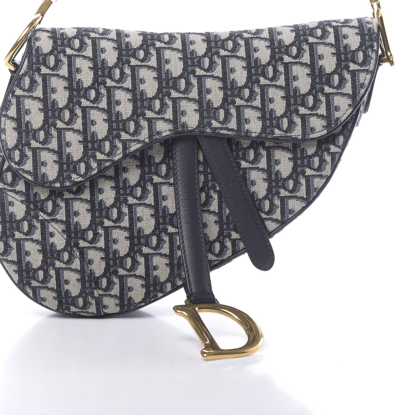 Oblique Saddle Bag Blue