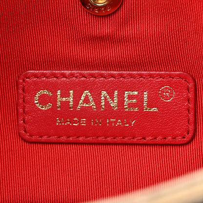 Chanel Jersey Quilted Small Coco Sailor Flap Beige Navy 7 of 17