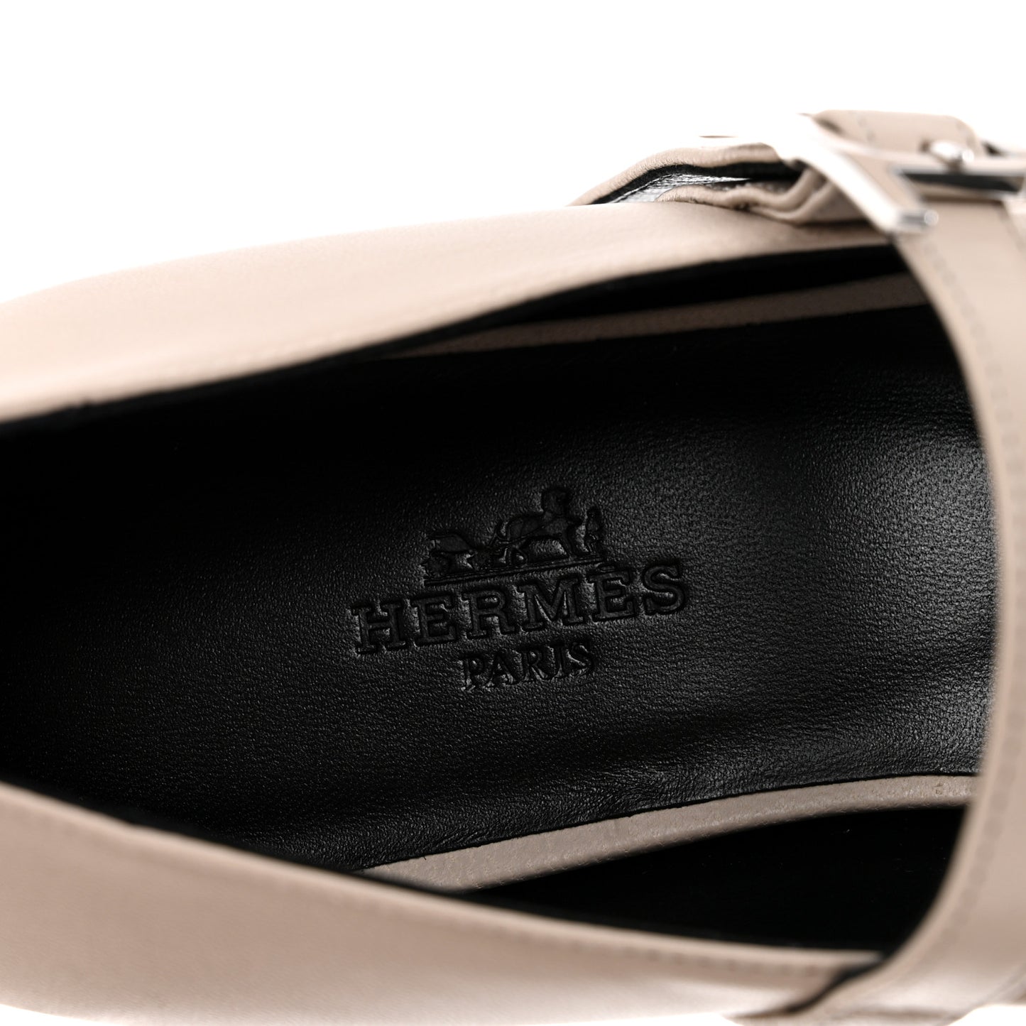 Goatskin Jane Ballet Flats 36.5 Beige Nomade
