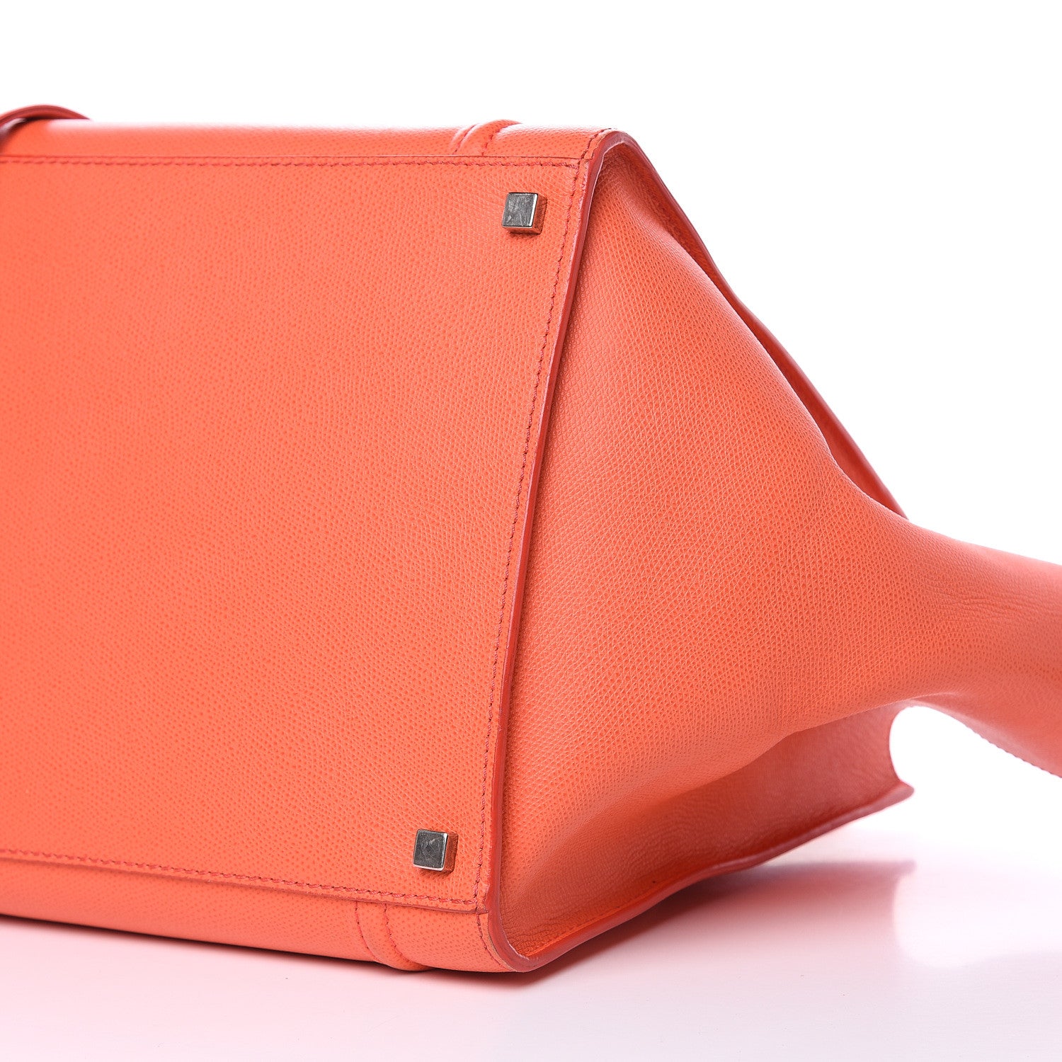 Celine Grained Calfskin Medium Phantom Luggage Coral 11 of 17