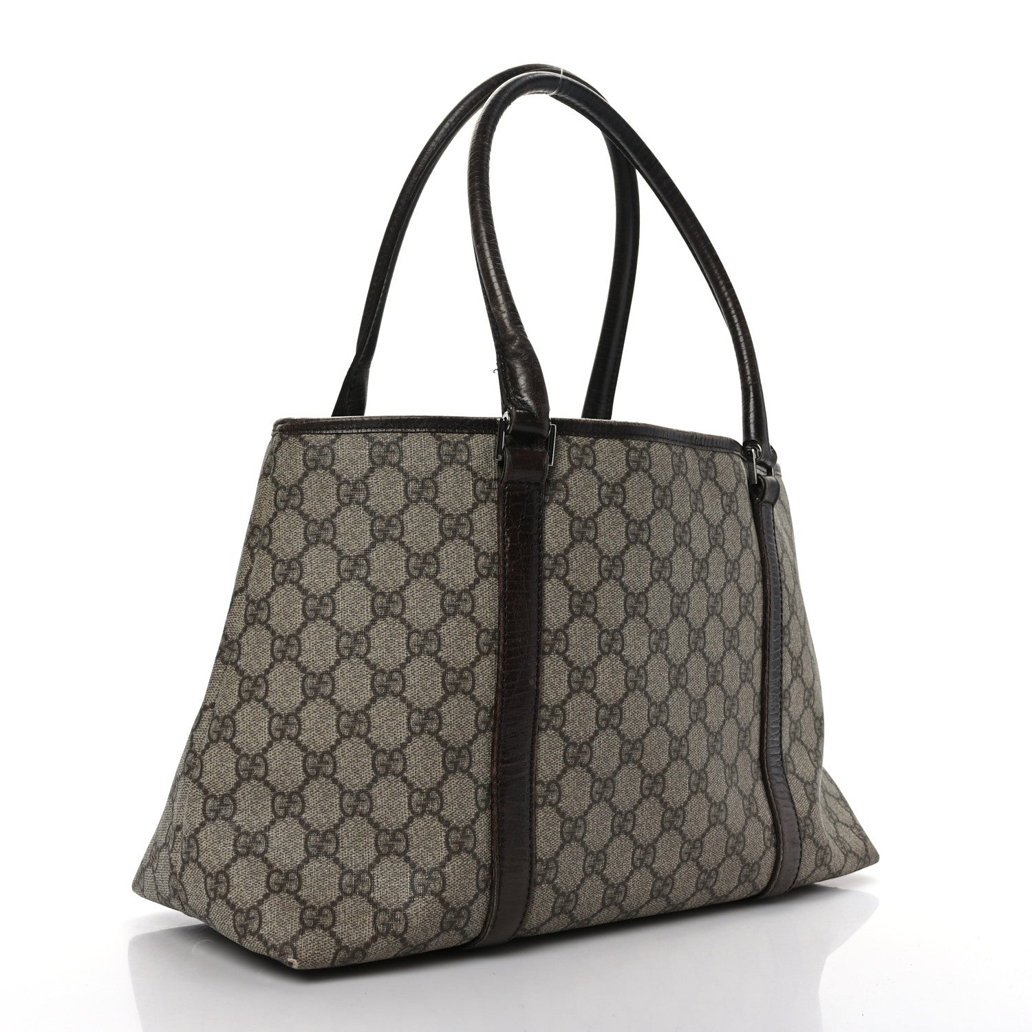 Gucci GG Plus Monogram Medium Joy Tote Dark Brown 3 of 12