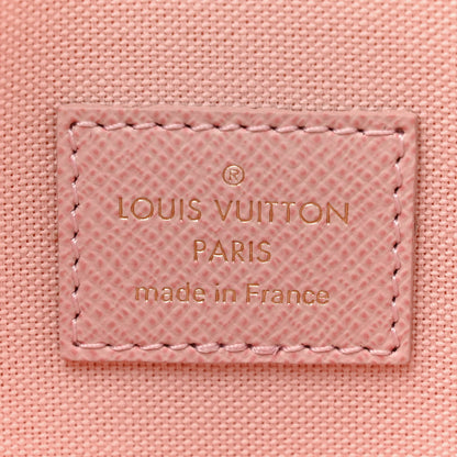 Louis Vuitton Damier Azur Pochette Felicie Chain Wallet Rose Ballerine 7 of 13