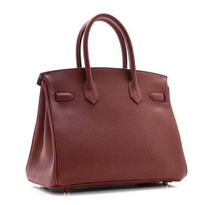 Hermes Togo Birkin 30 Rouge H 2 of 10