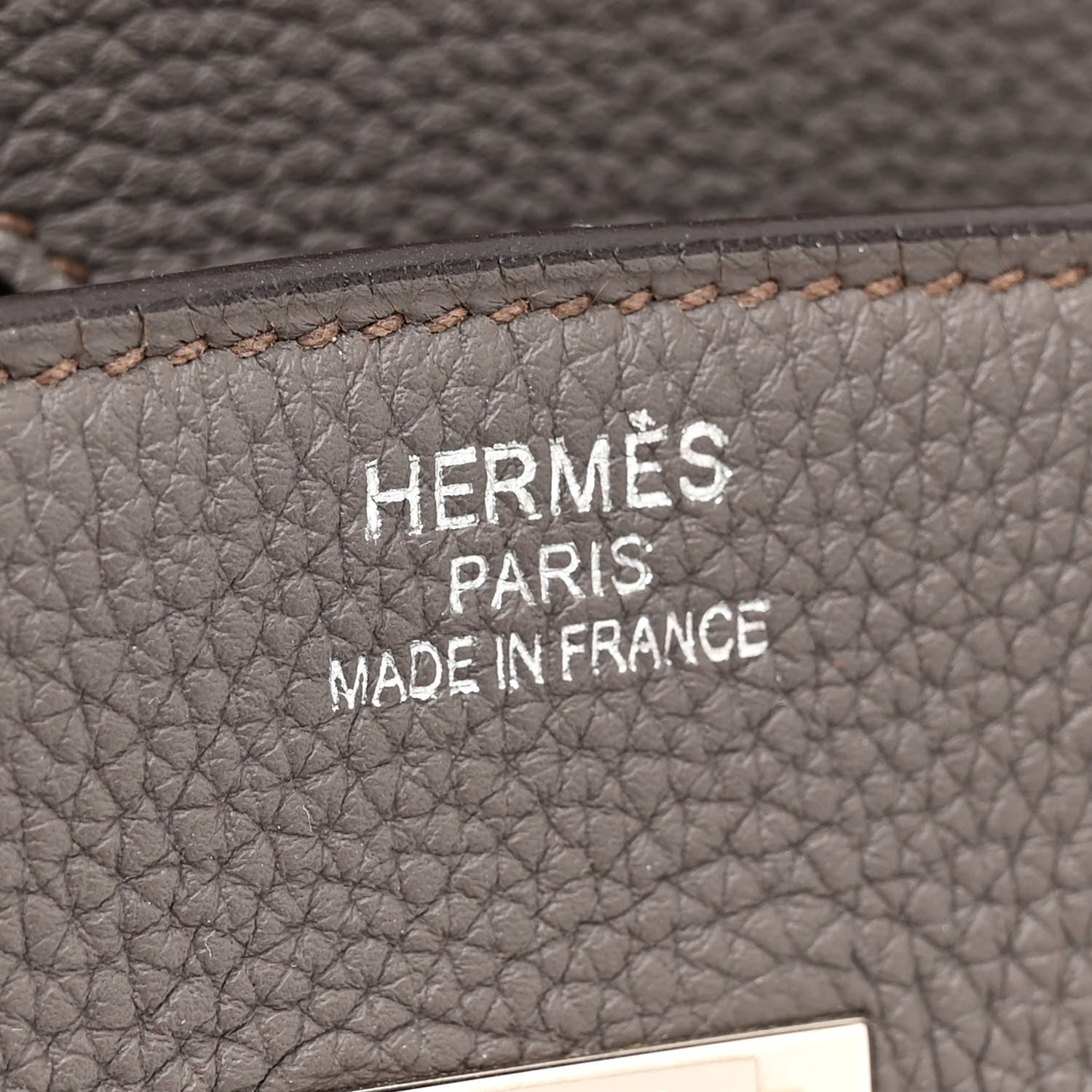 Hermes Togo Birkin 35 Etain 6 of 11