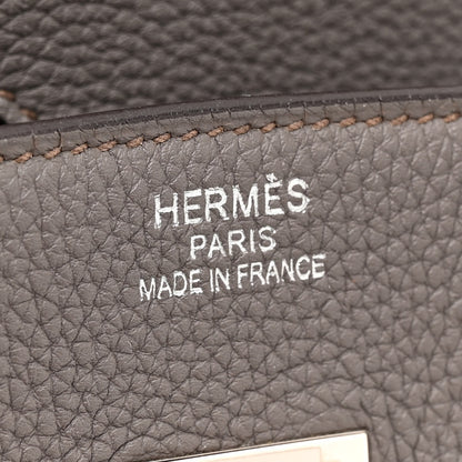 Hermes Togo Birkin 35 Etain 6 of 11
