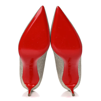 Christian Louboutin Glitter Kate 85 Pumps 36.5 Ivory 5 of 11