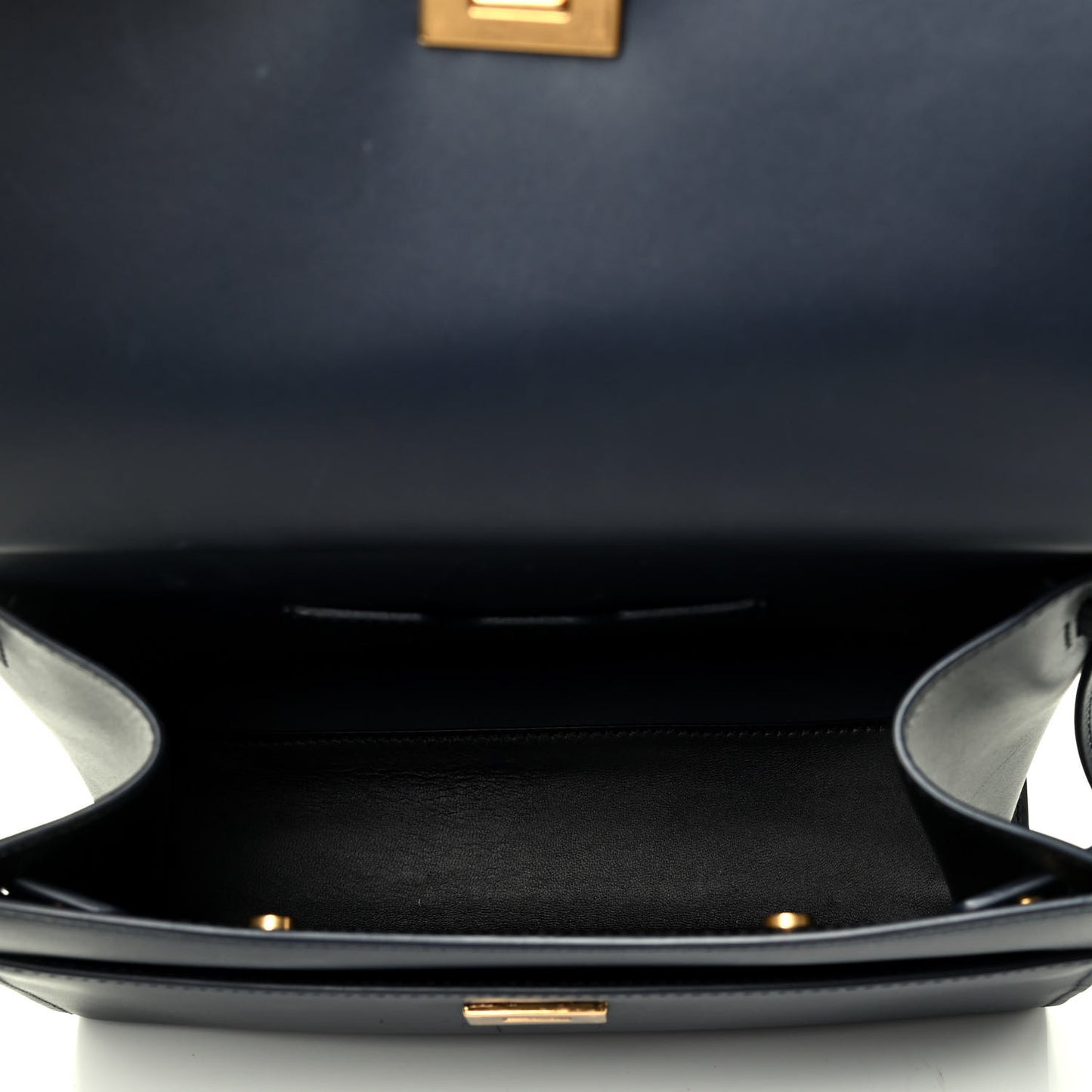 Calfskin Medium Miss Sicily Satchel Dark Blue