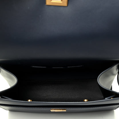 Dolce & Gabbana Calfskin Medium Miss Sicily Satchel Dark Blue 4 of 4