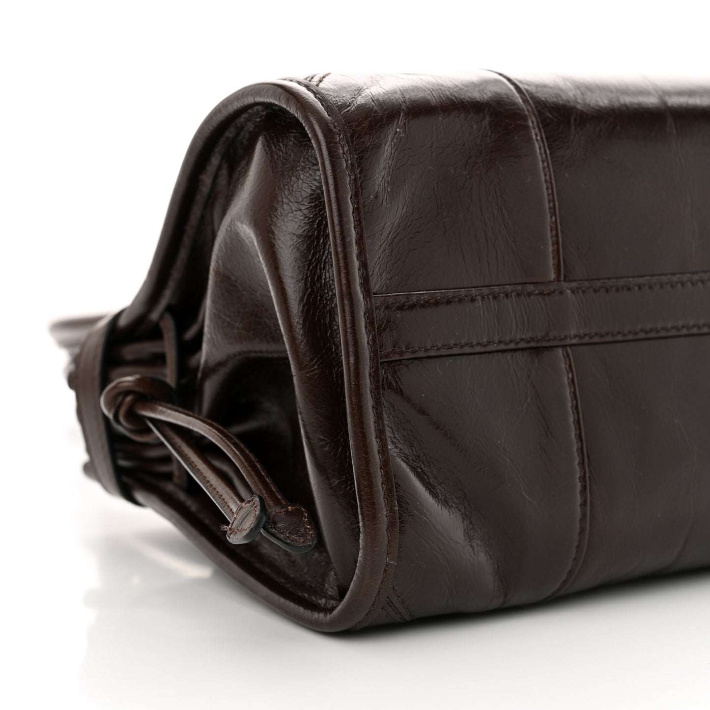 Shiny Nappa Medium Bonnie Shoulder Bag Moro