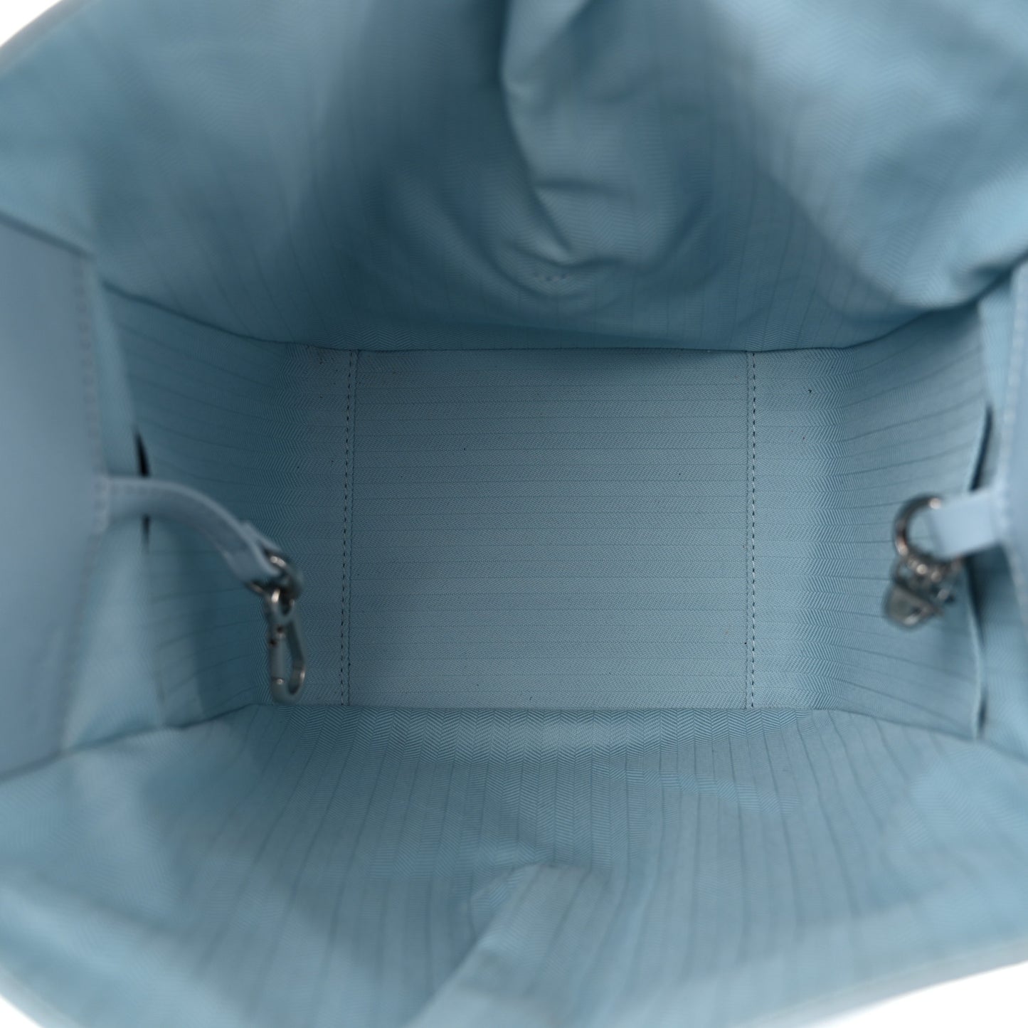 Satin Calfskin Compact Hammock Shoulder Bag Dusty Blue