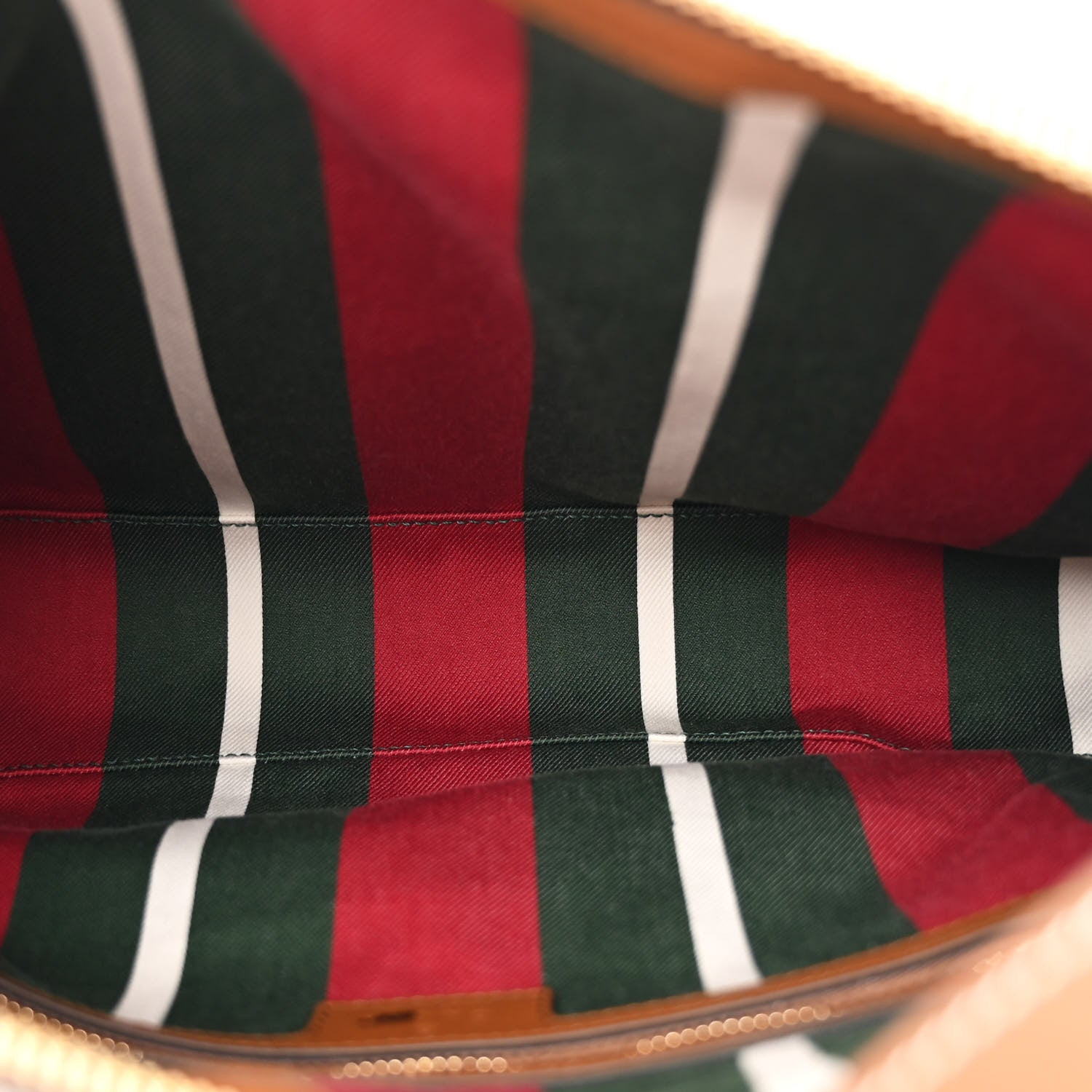 Gucci GG Supreme Monogram Emblem Medium Shoulder Bag Beige Ebony Sundial 5 of 10