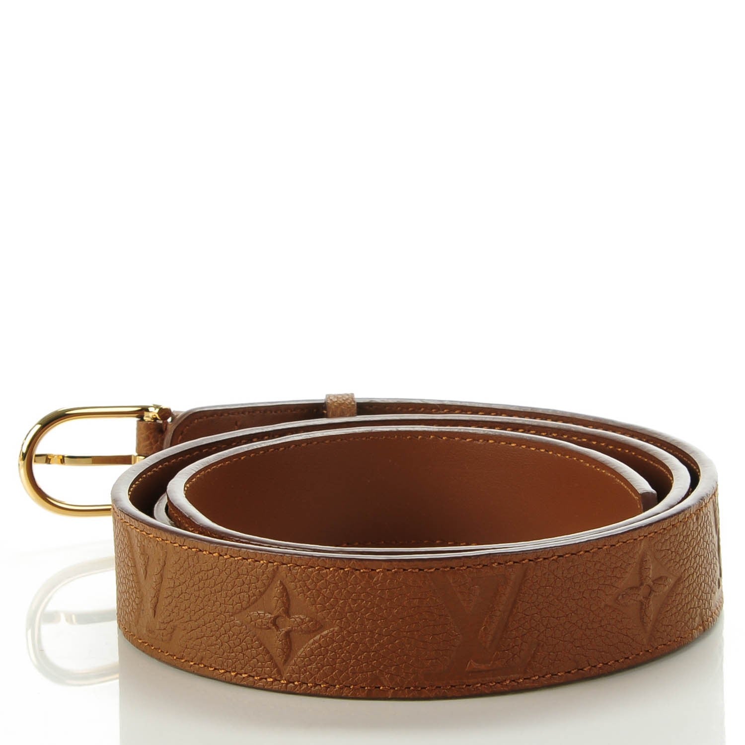 Louis Vuitton Empreinte Gracieuse 30mm Belt 85 34 Havane 3 of 7