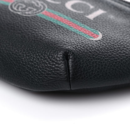 Gucci Grained Calfskin Small Logo Belt Bag Black 9 of 10