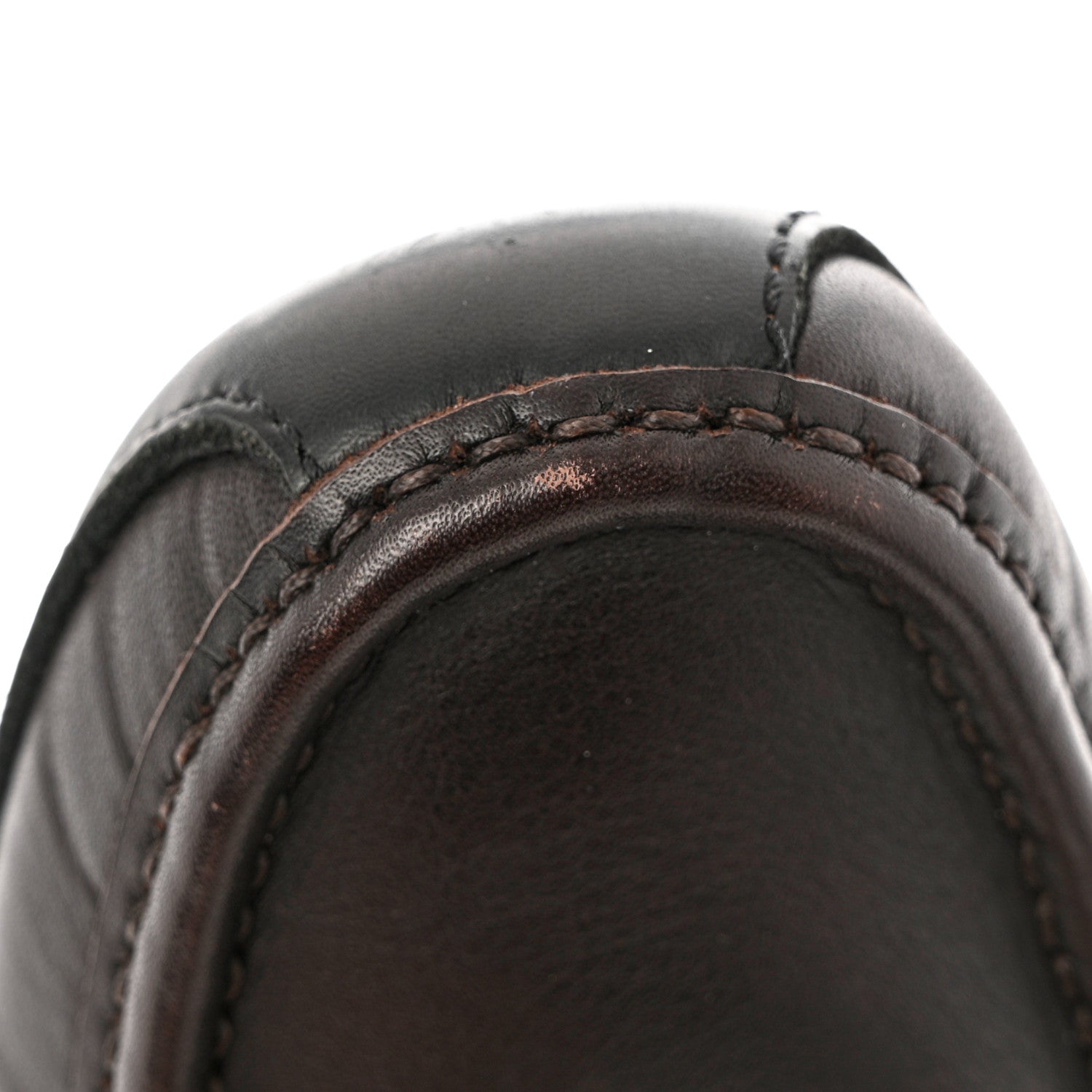 Gucci Calfskin Horsebit Mens Driver Loafers 7.5 Brown 11 of 11