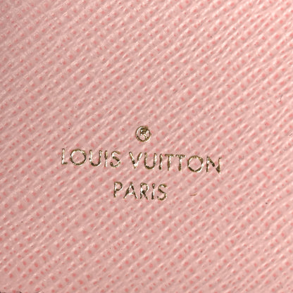 Louis Vuitton Damier Azur Victorine Wallet Rose Ballerine 6 of 6