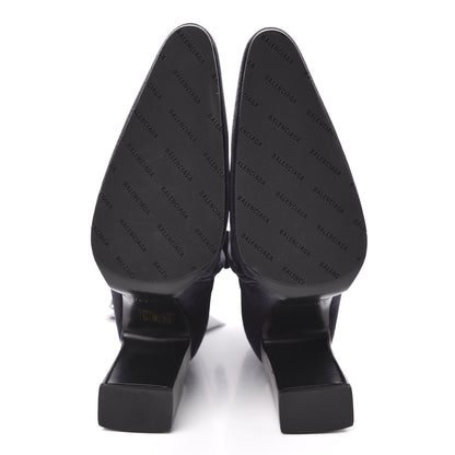 Balenciaga Smooth Velvet Ankle Boots 39 Black 5 of 10