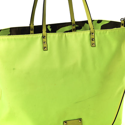 Valentino Garavani Canvas Camouflage Rockstud Reversible Tote Multicolor 17 of 33