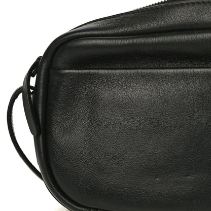 Balenciaga Calfskin Political Campaign Logo XS Camera Bag Black 14 of 14