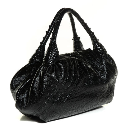 Fendi Patent Crispe Spy Nero Black 3 of 9