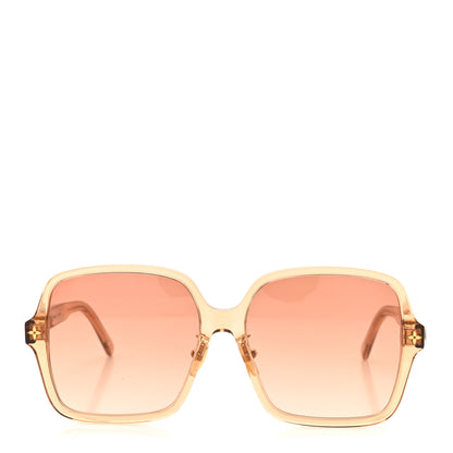 Louis Vuitton Acetate Aura Square Sunglasses Z3045E Ambre 2 of 7