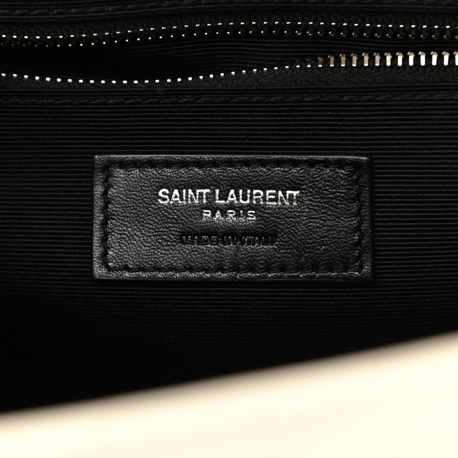 Saint Laurent Grain De Poudre Large Tri-Quilt Monogram Satchel Porcellana 7 of 13