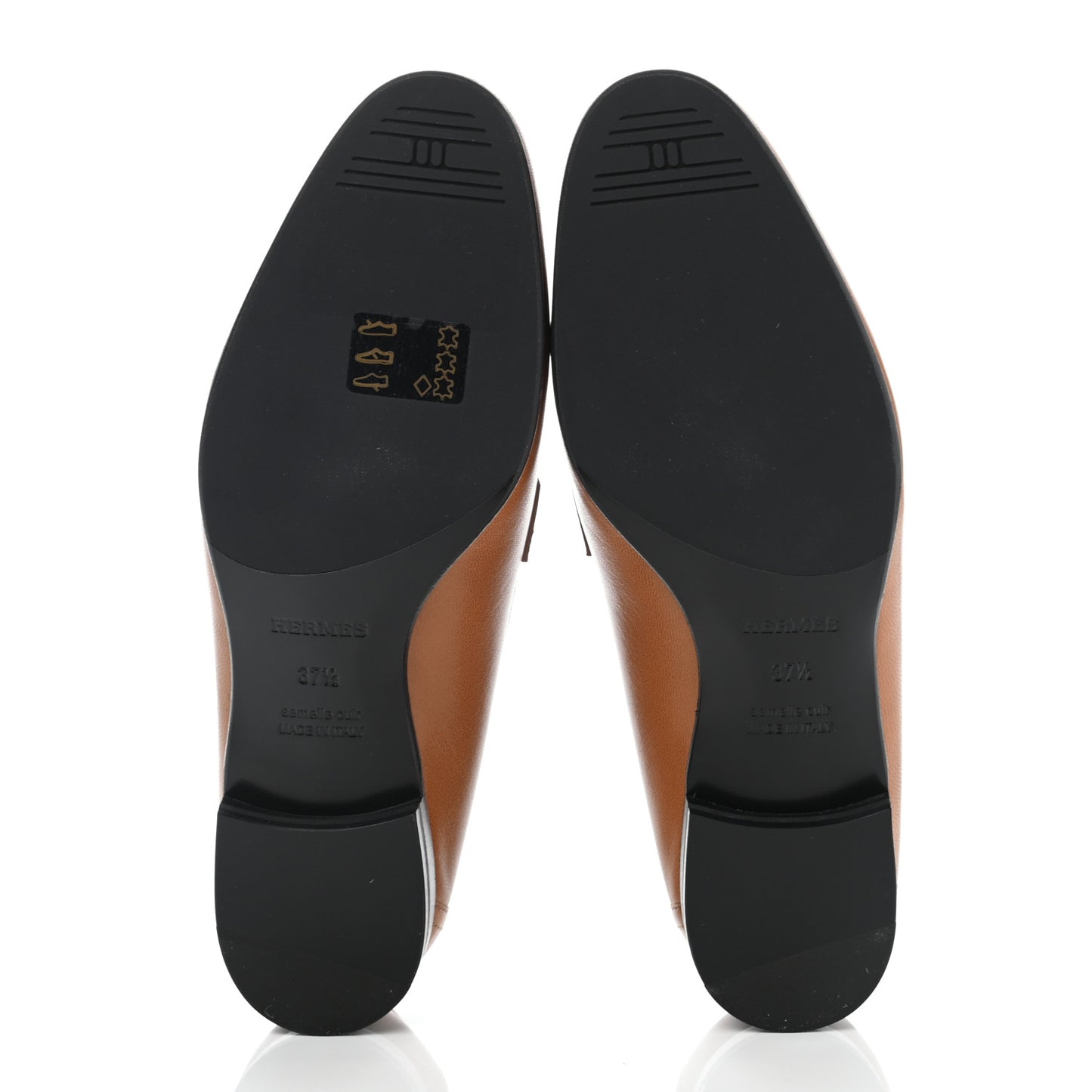 Goatskin Womens Paris Loafers 37.5 Gold