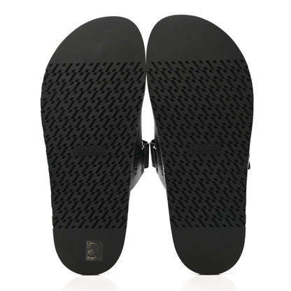 Hermes Calfskin Mens Chypre Sandals 43.5 Black 5 of 13