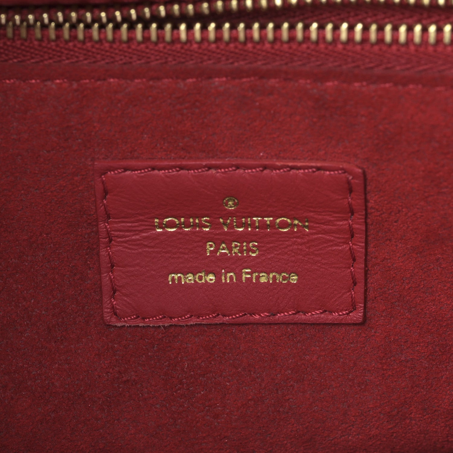 Louis Vuitton Grained Calfskin Monogram Double V Rubis 6 of 8