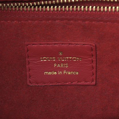 Louis Vuitton Grained Calfskin Monogram Double V Rubis 6 of 8