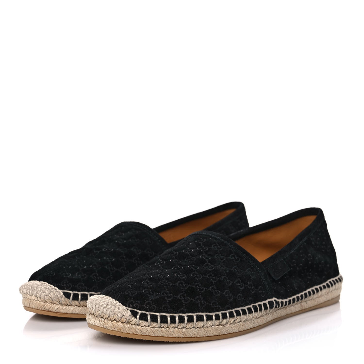 Gucci Suede Microguccissima Espadrilles 39.5 Black 3 of 7