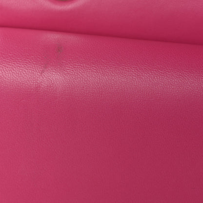 Chanel Lambskin Quilted Medium Double Flap Pink 15 of 16