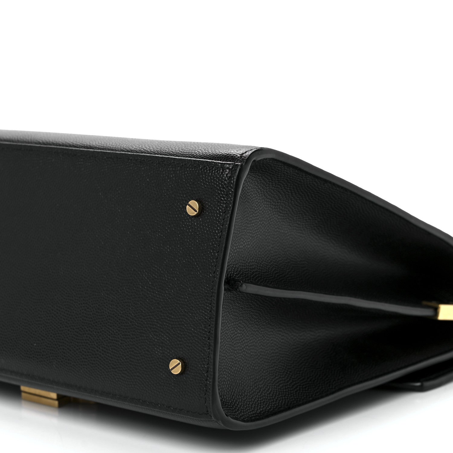 Saint Laurent Grain de Poudre Medium Classic Monogram Cassandra Top Handle Black 12 of 12