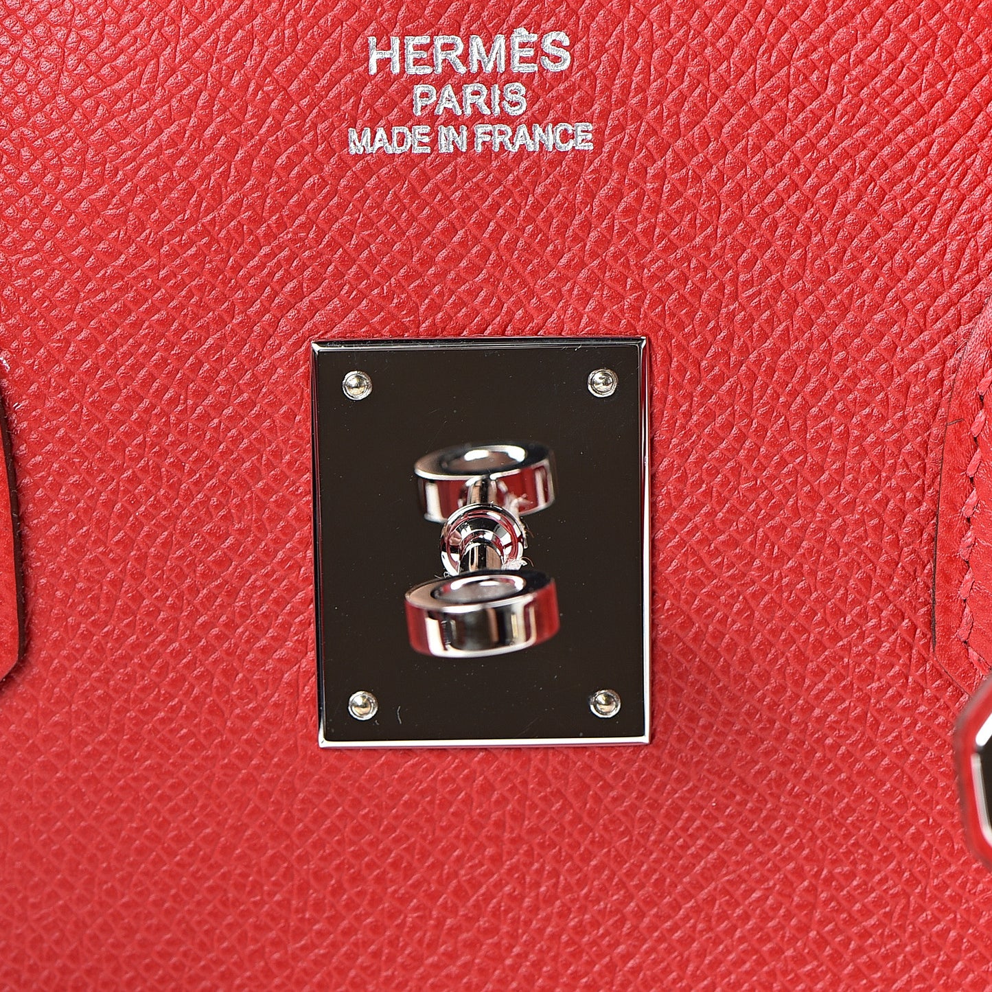 Epsom Birkin 35 Rouge Casaque