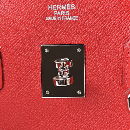 Hermes Epsom Birkin 35 Rouge Casaque 21 of 39