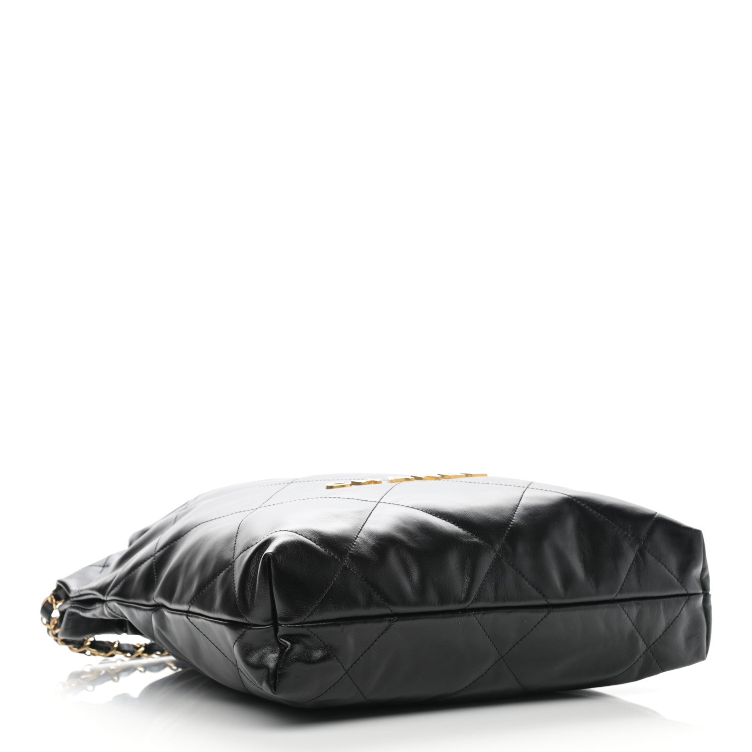 Chanel Shiny Calfskin Quilted Small Chanel 22 Black 5 of 12