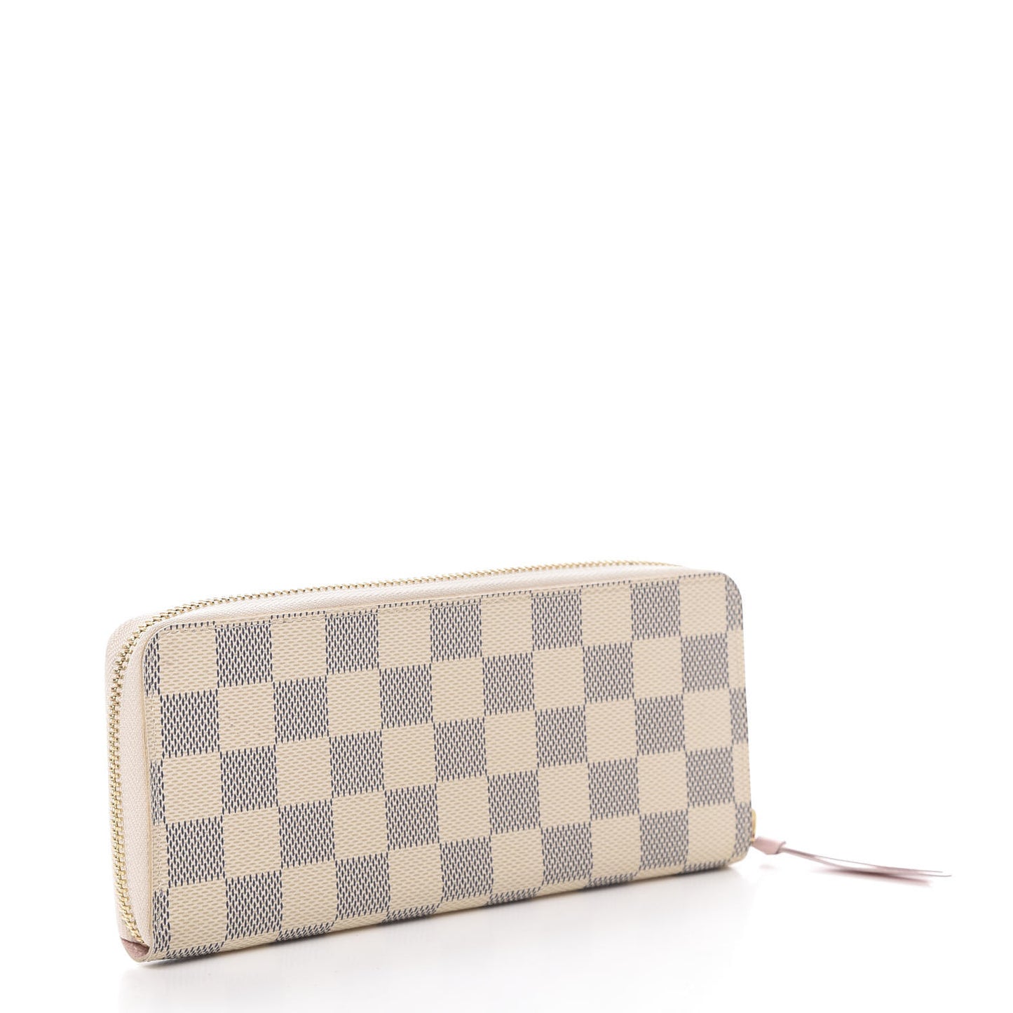 Damier Azur Clemence Wallet Rose Ballerine