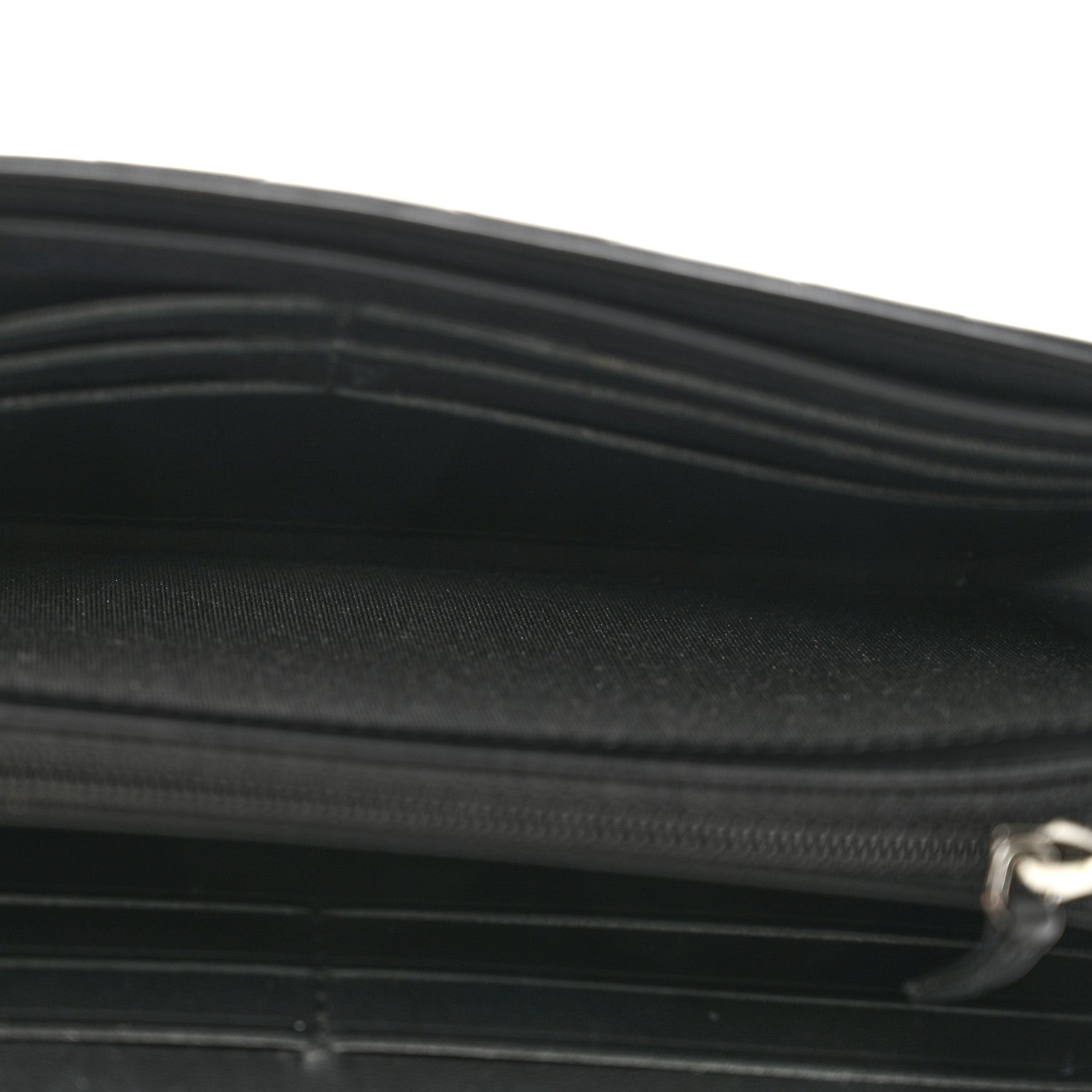 Chanel Patent Quilted Large Brilliant Flap Wallet Black 5 of 9
