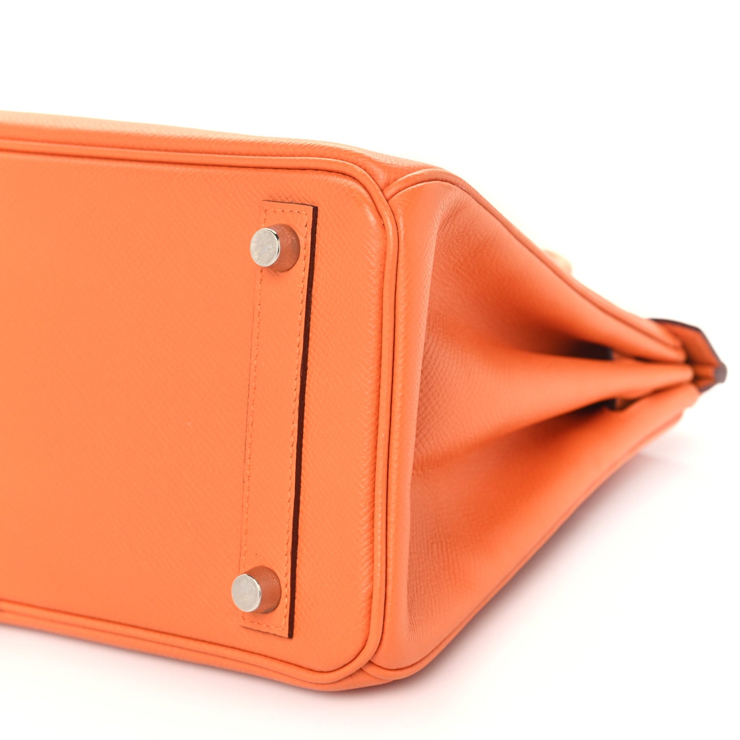 Epsom Birkin 25 Orange