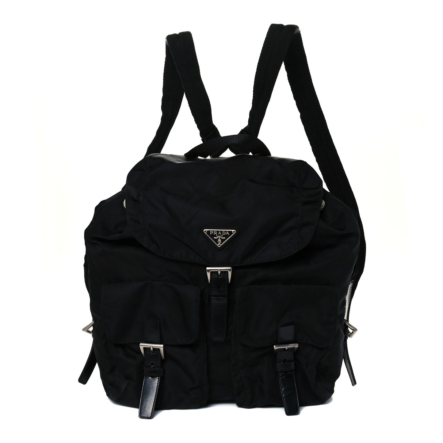Tessuto Nylon Vela Small Backpack Black