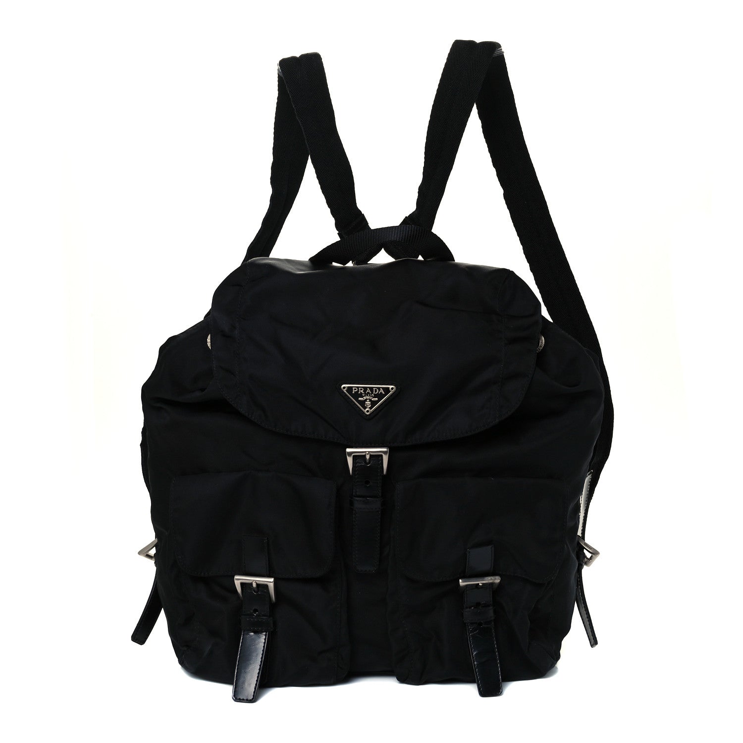 Prada Tessuto Nylon Vela Small Backpack Black 1 of 10